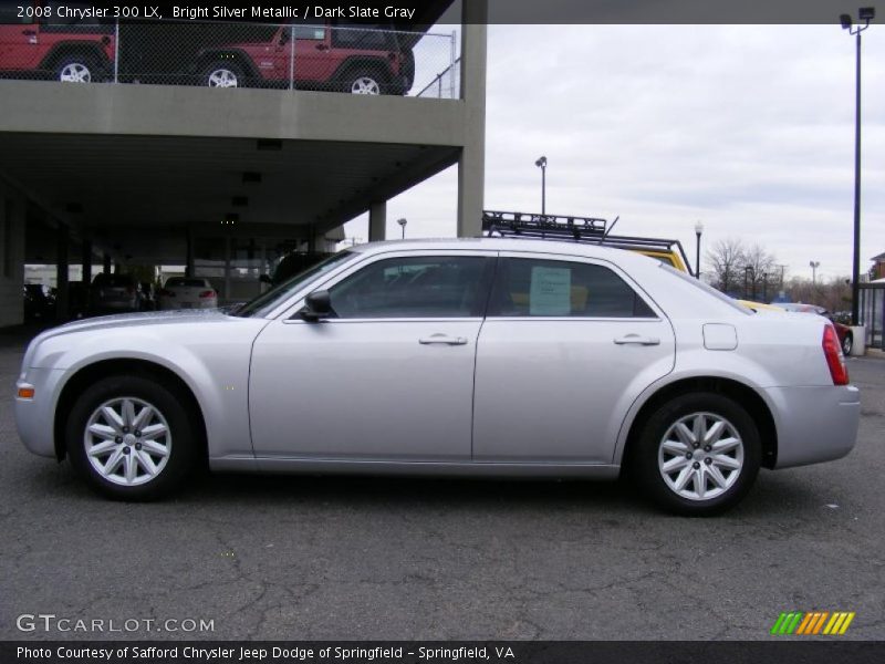 Bright Silver Metallic / Dark Slate Gray 2008 Chrysler 300 LX
