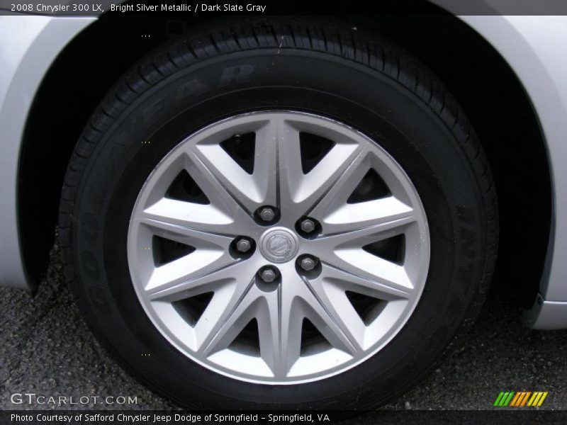 Bright Silver Metallic / Dark Slate Gray 2008 Chrysler 300 LX