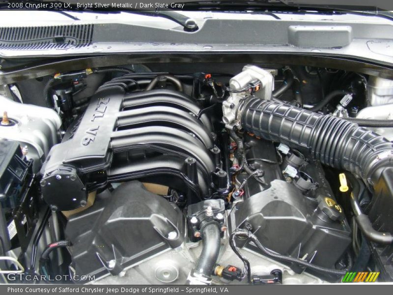 Bright Silver Metallic / Dark Slate Gray 2008 Chrysler 300 LX