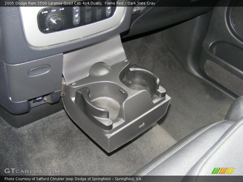 Flame Red / Dark Slate Gray 2005 Dodge Ram 3500 Laramie Quad Cab 4x4 Dually