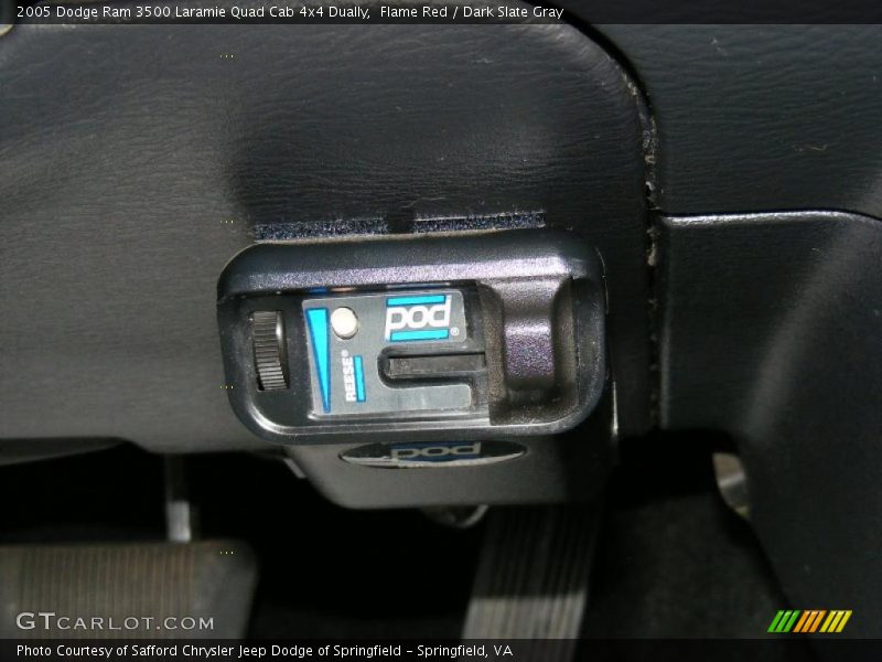 Flame Red / Dark Slate Gray 2005 Dodge Ram 3500 Laramie Quad Cab 4x4 Dually