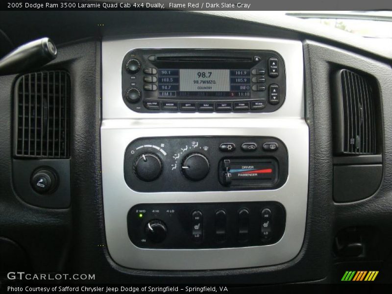 Controls of 2005 Ram 3500 Laramie Quad Cab 4x4 Dually