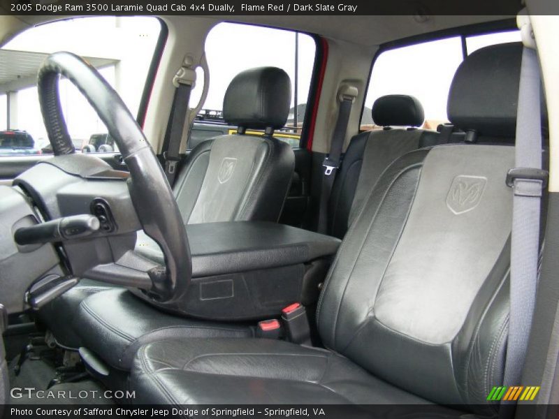  2005 Ram 3500 Laramie Quad Cab 4x4 Dually Dark Slate Gray Interior