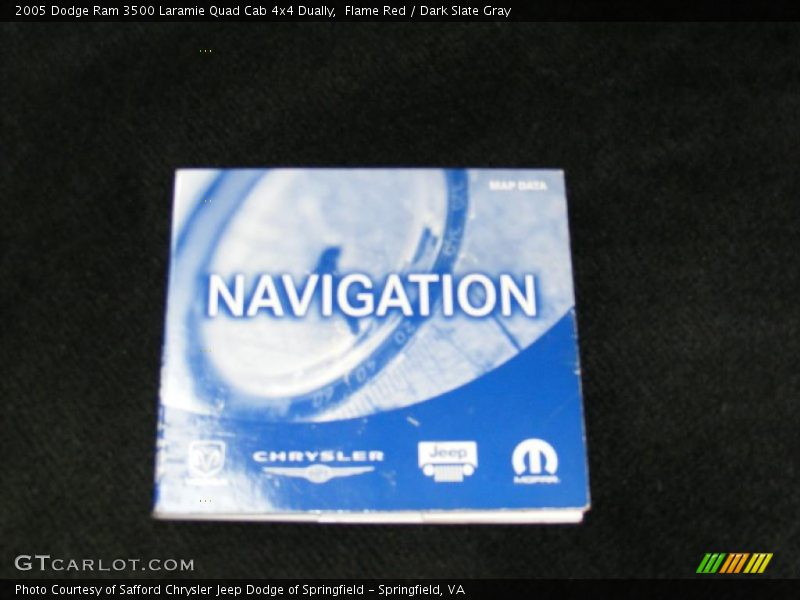 Flame Red / Dark Slate Gray 2005 Dodge Ram 3500 Laramie Quad Cab 4x4 Dually