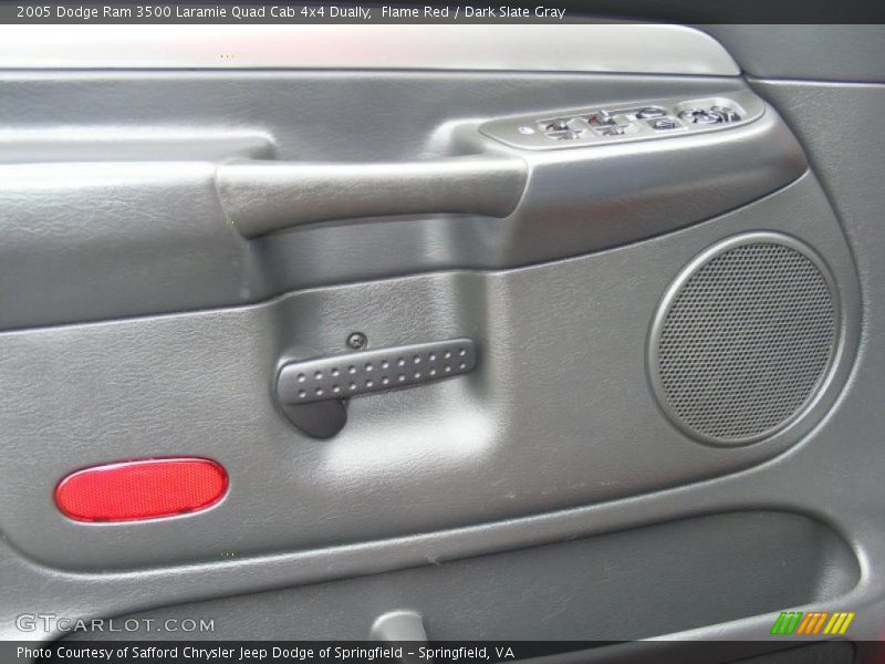 Flame Red / Dark Slate Gray 2005 Dodge Ram 3500 Laramie Quad Cab 4x4 Dually