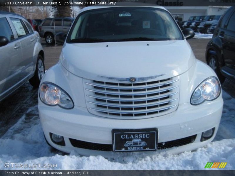 Stone White / Pastel Slate Gray 2010 Chrysler PT Cruiser Classic