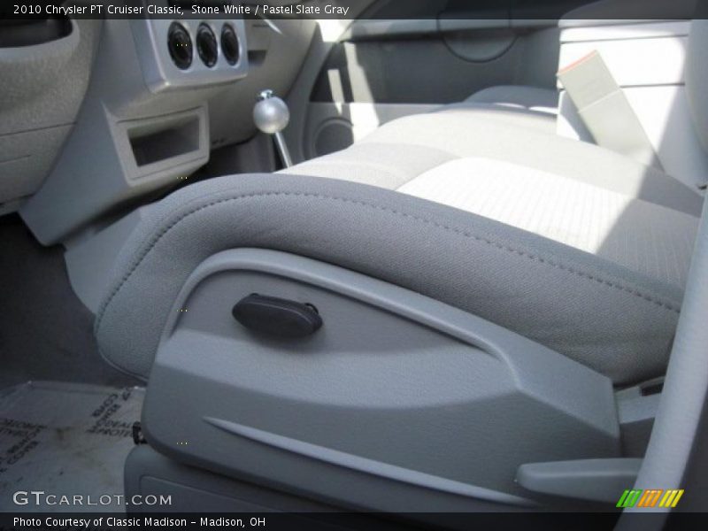 Stone White / Pastel Slate Gray 2010 Chrysler PT Cruiser Classic