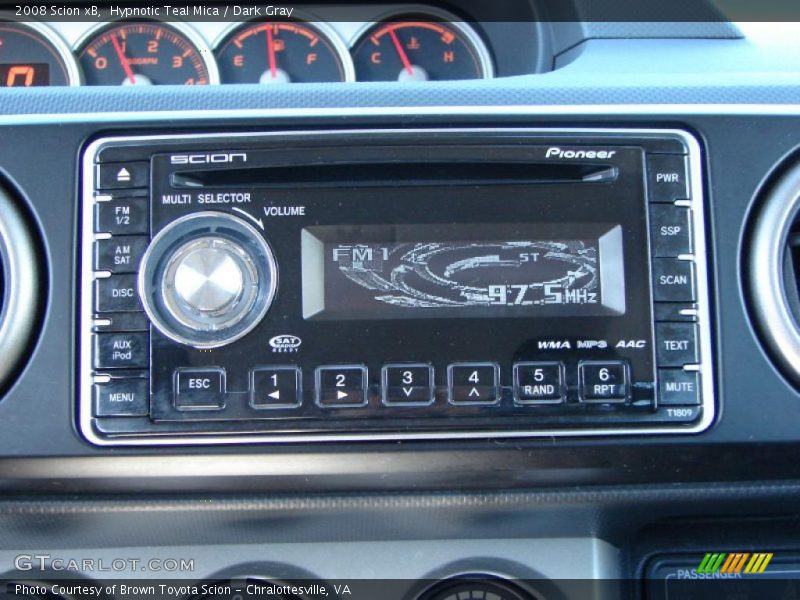 Hypnotic Teal Mica / Dark Gray 2008 Scion xB