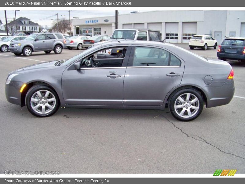 Sterling Gray Metallic / Dark Charcoal 2010 Mercury Milan V6 Premier