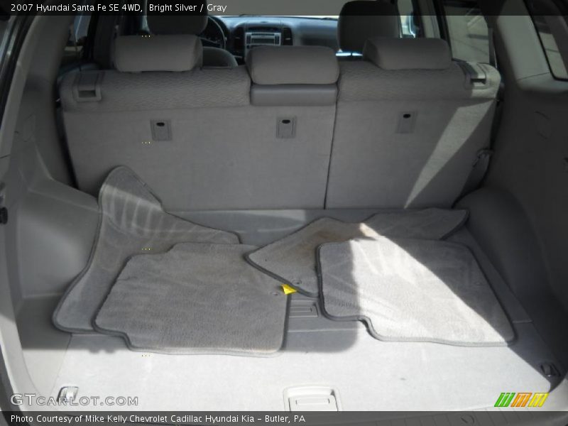 Bright Silver / Gray 2007 Hyundai Santa Fe SE 4WD