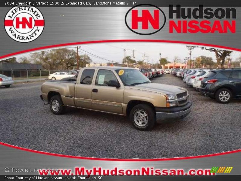 Sandstone Metallic / Tan 2004 Chevrolet Silverado 1500 LS Extended Cab