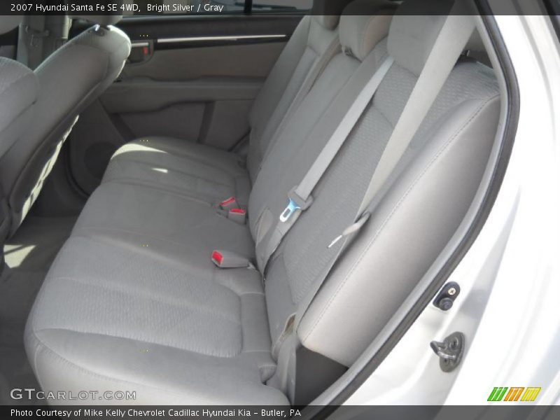 Bright Silver / Gray 2007 Hyundai Santa Fe SE 4WD