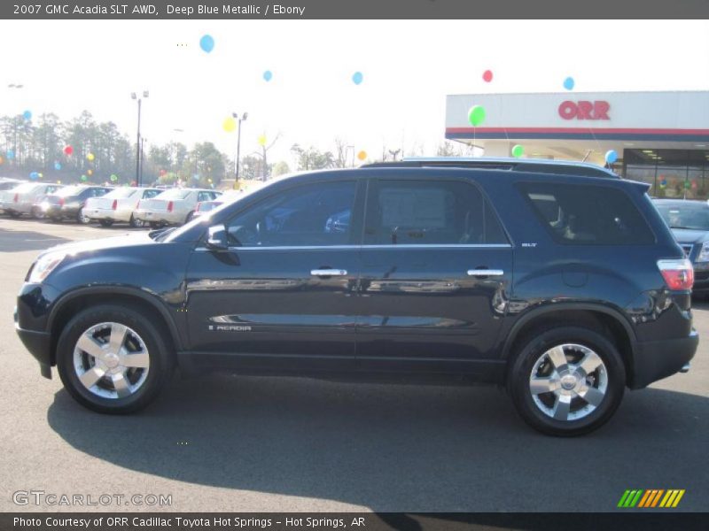 Deep Blue Metallic / Ebony 2007 GMC Acadia SLT AWD