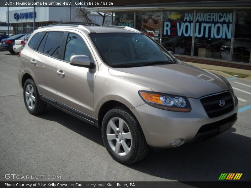 Golden Beige / Beige 2007 Hyundai Santa Fe Limited 4WD