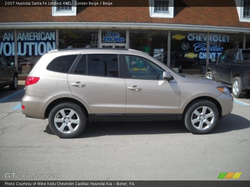 Golden Beige / Beige 2007 Hyundai Santa Fe Limited 4WD