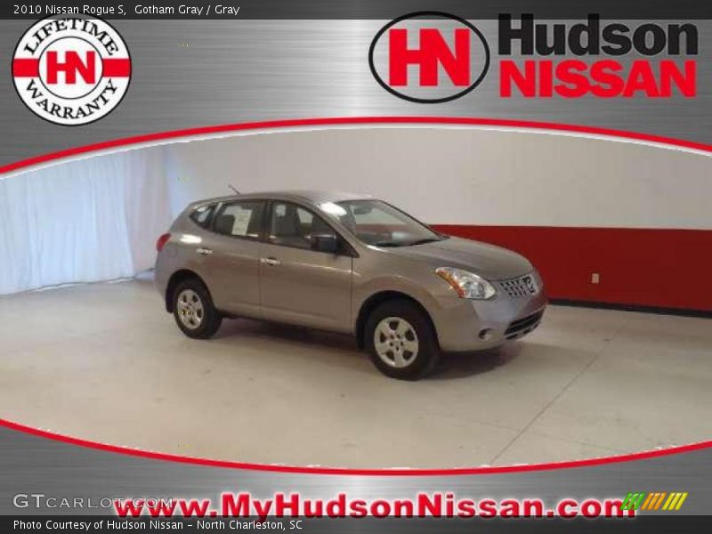 Gotham Gray / Gray 2010 Nissan Rogue S
