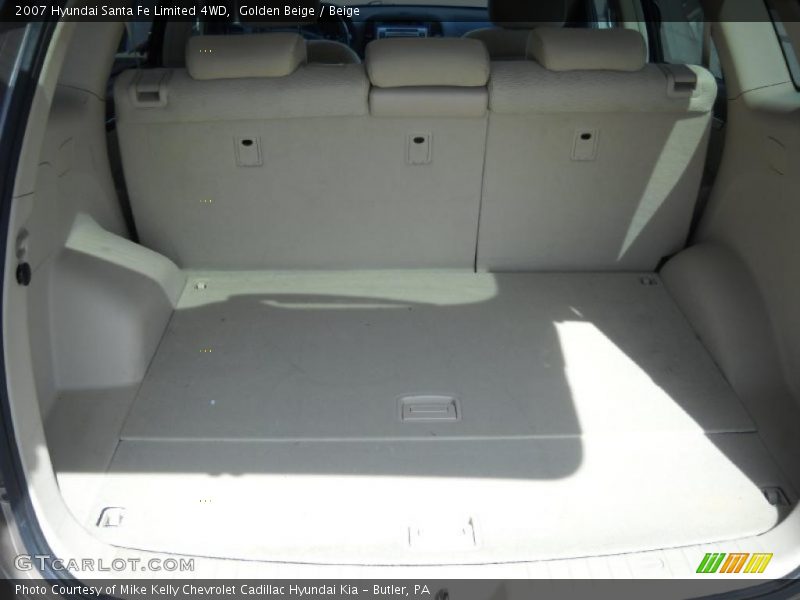 Golden Beige / Beige 2007 Hyundai Santa Fe Limited 4WD