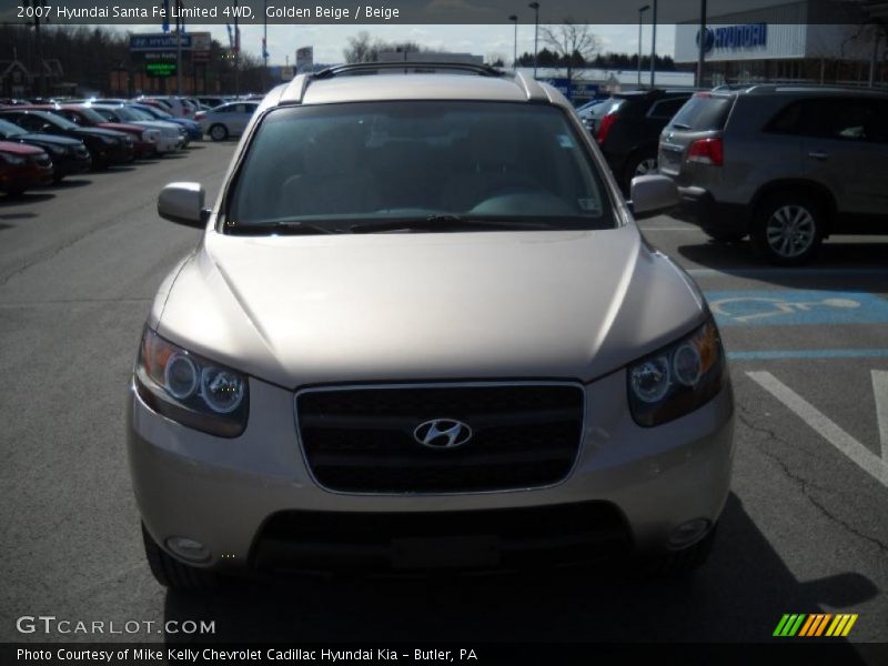 Golden Beige / Beige 2007 Hyundai Santa Fe Limited 4WD