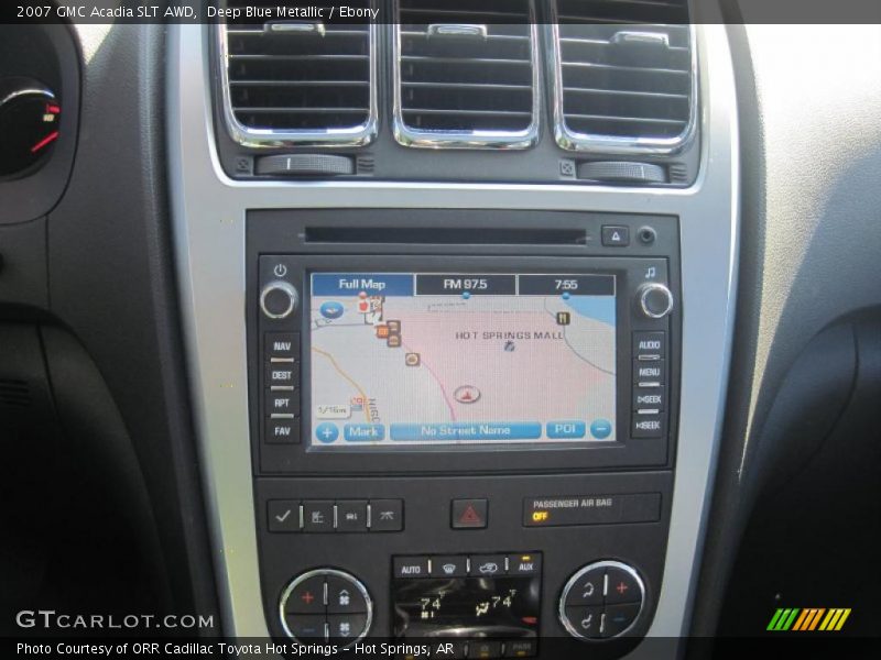 Deep Blue Metallic / Ebony 2007 GMC Acadia SLT AWD