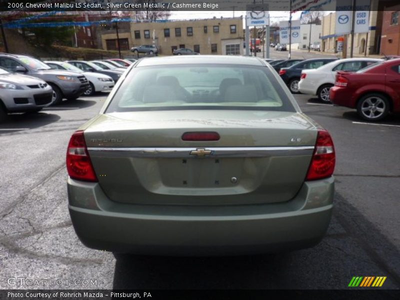 Silver Green Metallic / Cashmere Beige 2006 Chevrolet Malibu LS Sedan