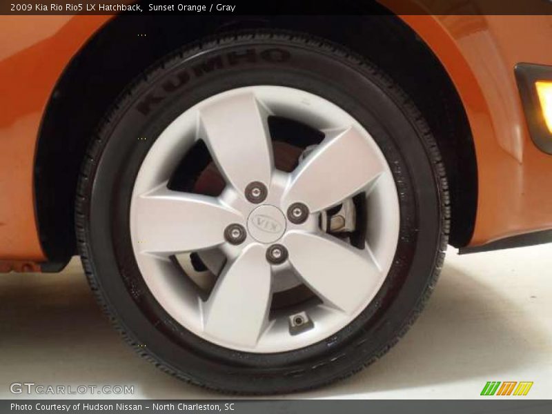 Sunset Orange / Gray 2009 Kia Rio Rio5 LX Hatchback