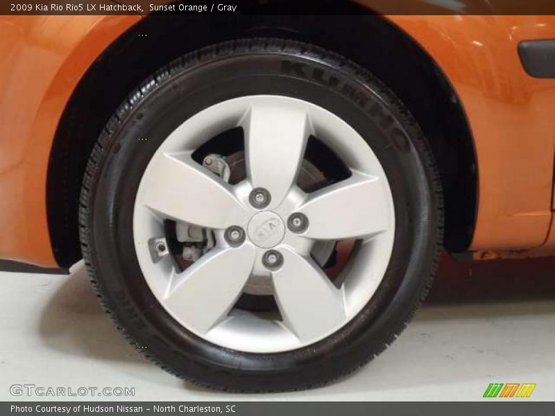 Sunset Orange / Gray 2009 Kia Rio Rio5 LX Hatchback