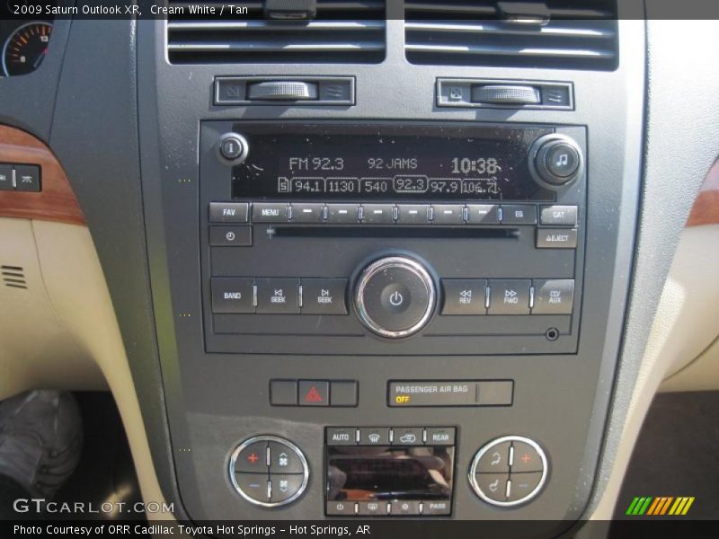 Controls of 2009 Outlook XR