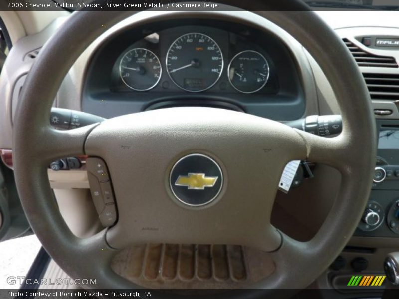 Silver Green Metallic / Cashmere Beige 2006 Chevrolet Malibu LS Sedan