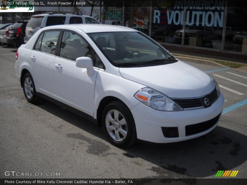 Fresh Powder / Beige 2007 Nissan Versa SL