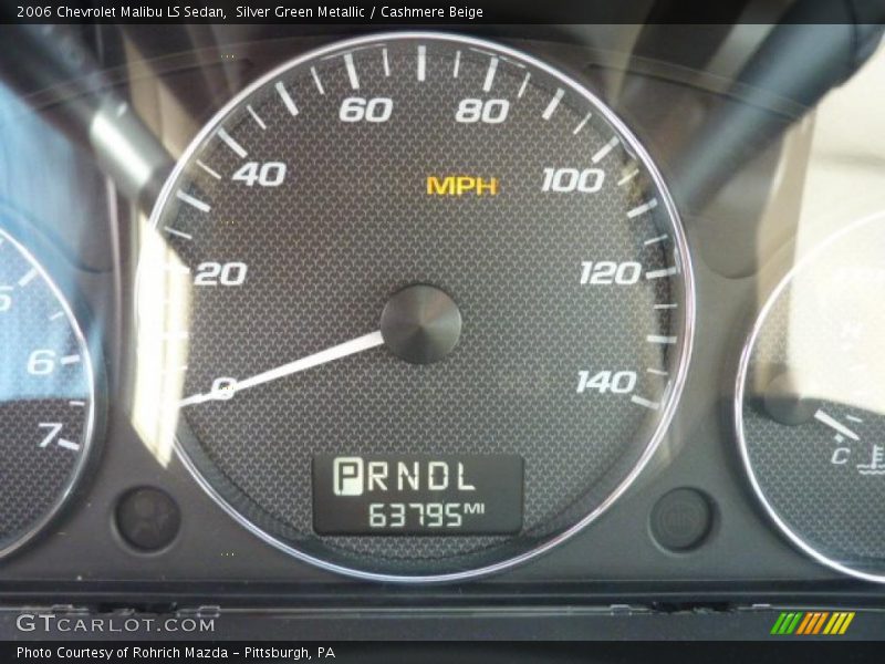 Silver Green Metallic / Cashmere Beige 2006 Chevrolet Malibu LS Sedan