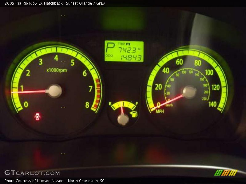  2009 Rio Rio5 LX Hatchback Rio5 LX Hatchback Gauges