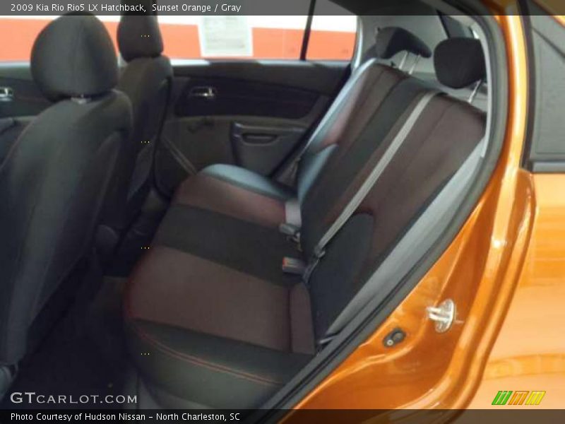  2009 Rio Rio5 LX Hatchback Gray Interior