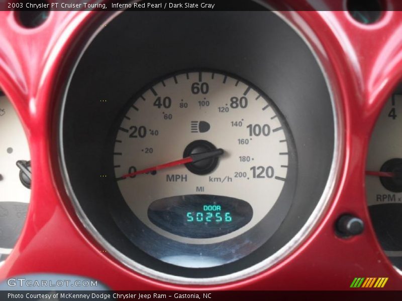 Inferno Red Pearl / Dark Slate Gray 2003 Chrysler PT Cruiser Touring
