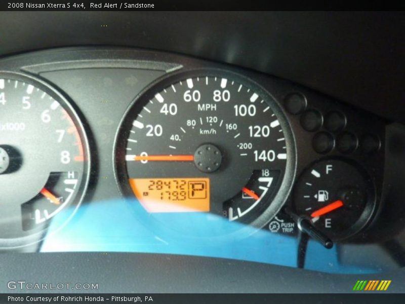 Red Alert / Sandstone 2008 Nissan Xterra S 4x4