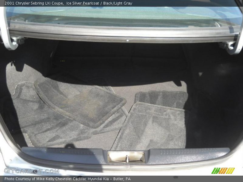 Ice Silver Pearlcoat / Black/Light Gray 2001 Chrysler Sebring LXi Coupe