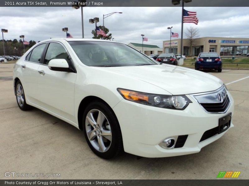 Front 3/4 View of 2011 TSX Sedan