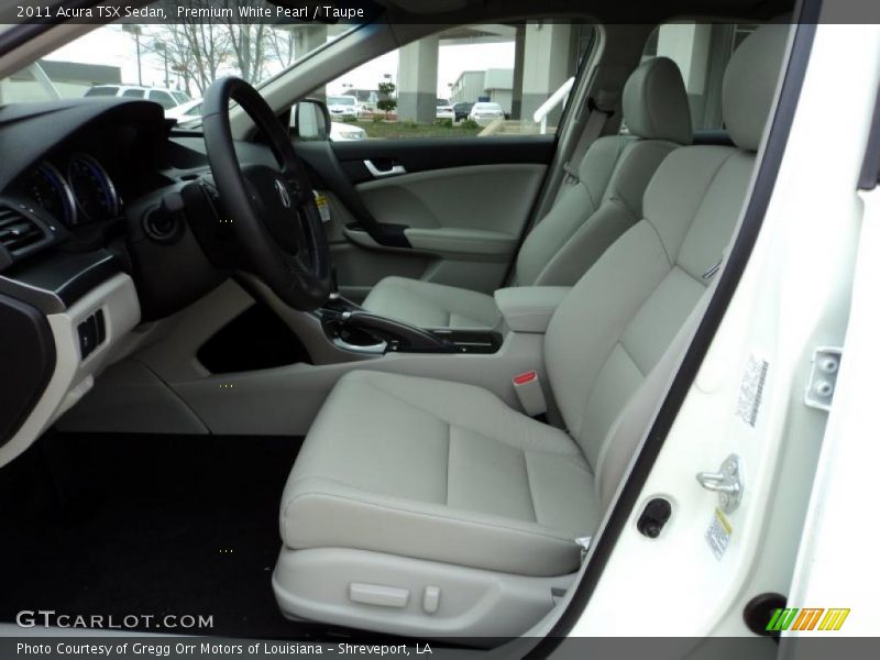  2011 TSX Sedan Taupe Interior