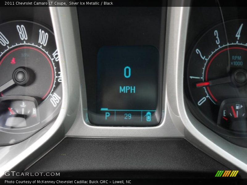 Silver Ice Metallic / Black 2011 Chevrolet Camaro LT Coupe
