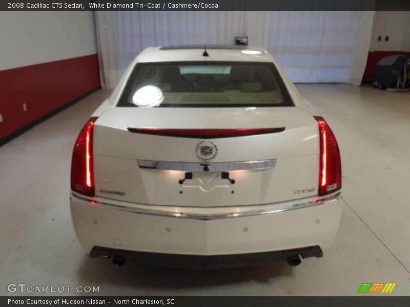 White Diamond Tri-Coat / Cashmere/Cocoa 2008 Cadillac CTS Sedan