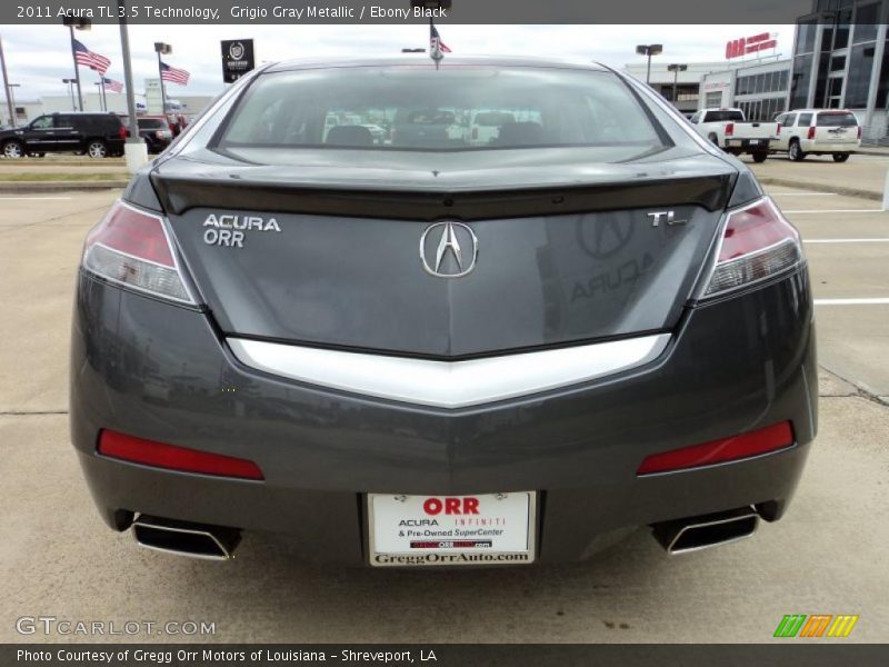 Grigio Gray Metallic / Ebony Black 2011 Acura TL 3.5 Technology
