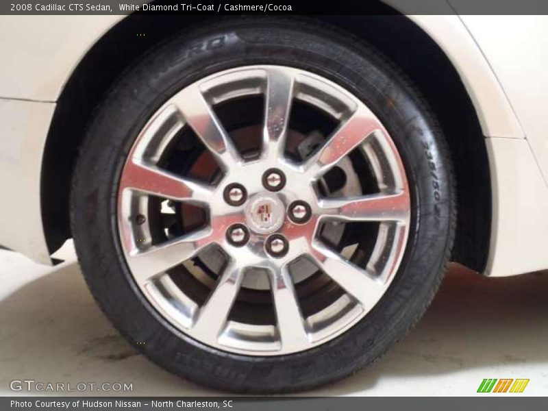 White Diamond Tri-Coat / Cashmere/Cocoa 2008 Cadillac CTS Sedan