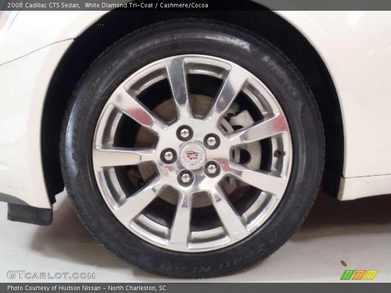 White Diamond Tri-Coat / Cashmere/Cocoa 2008 Cadillac CTS Sedan