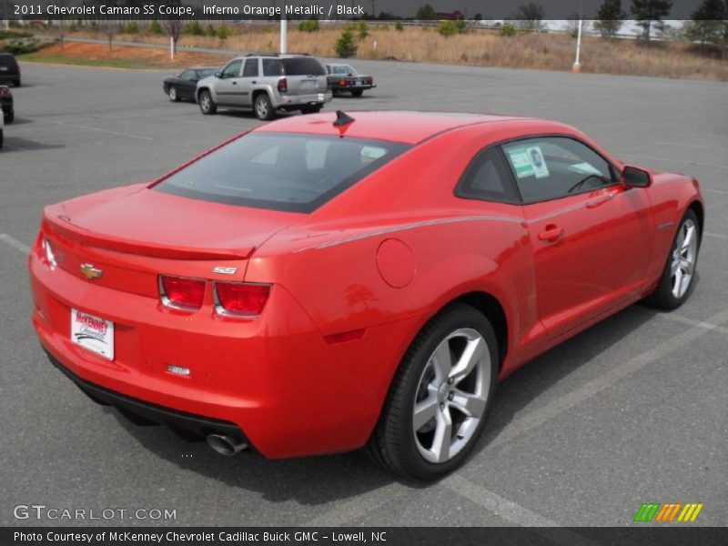  2011 Camaro SS Coupe Inferno Orange Metallic