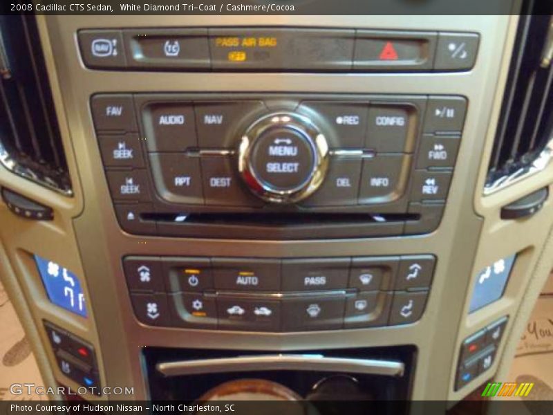 White Diamond Tri-Coat / Cashmere/Cocoa 2008 Cadillac CTS Sedan