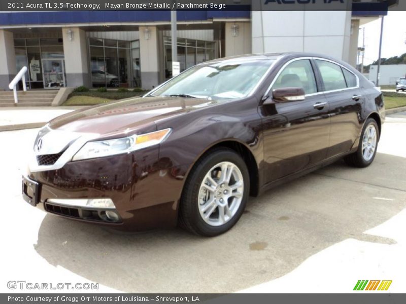 Mayan Bronze Metallic / Parchment Beige 2011 Acura TL 3.5 Technology