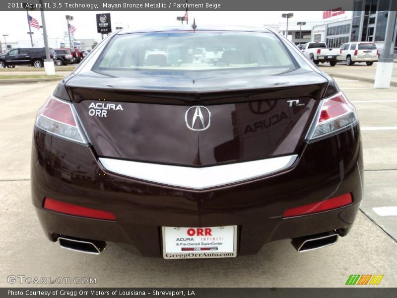 Mayan Bronze Metallic / Parchment Beige 2011 Acura TL 3.5 Technology