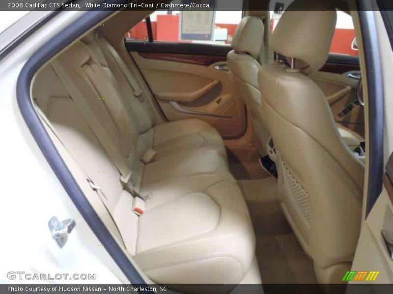 White Diamond Tri-Coat / Cashmere/Cocoa 2008 Cadillac CTS Sedan