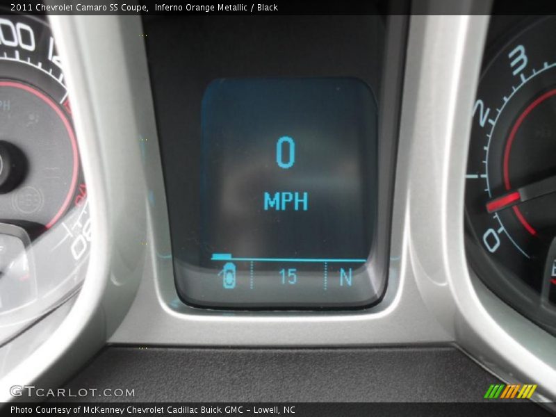 Inferno Orange Metallic / Black 2011 Chevrolet Camaro SS Coupe