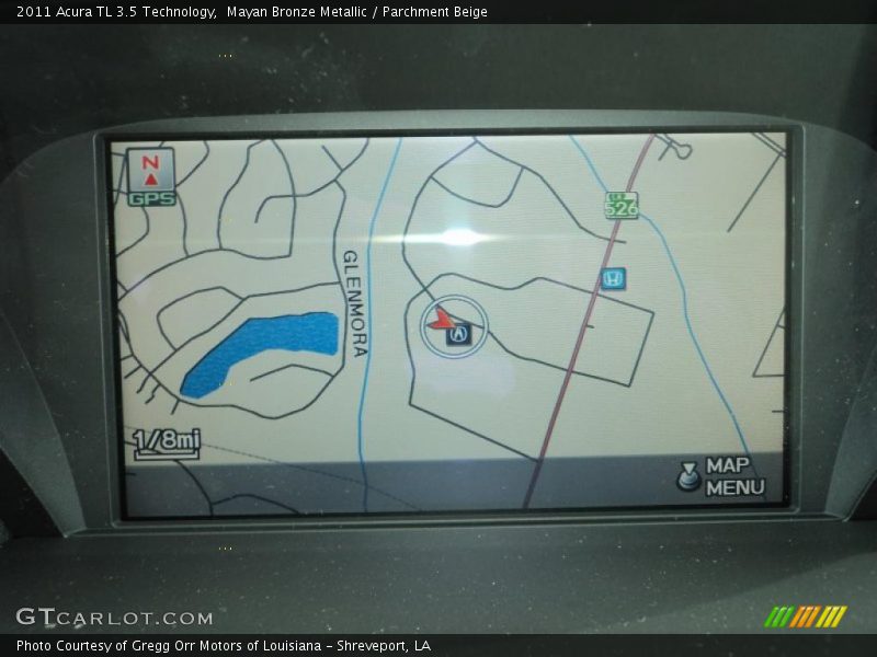 Navigation of 2011 TL 3.5 Technology