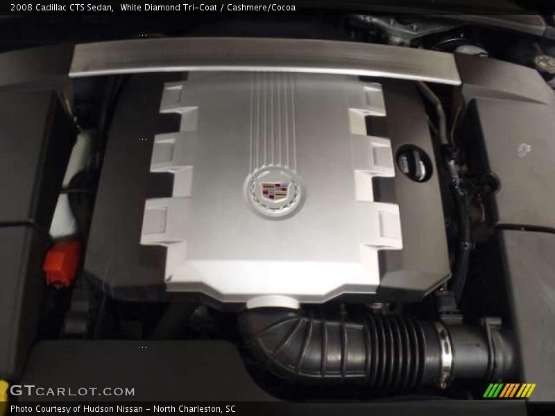 White Diamond Tri-Coat / Cashmere/Cocoa 2008 Cadillac CTS Sedan